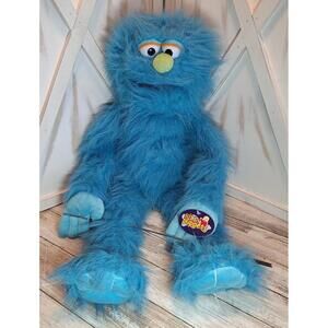 NWT Silly Puppets 28" Blue Monster Puppet Full Body Ventriloquist Style w/Rod